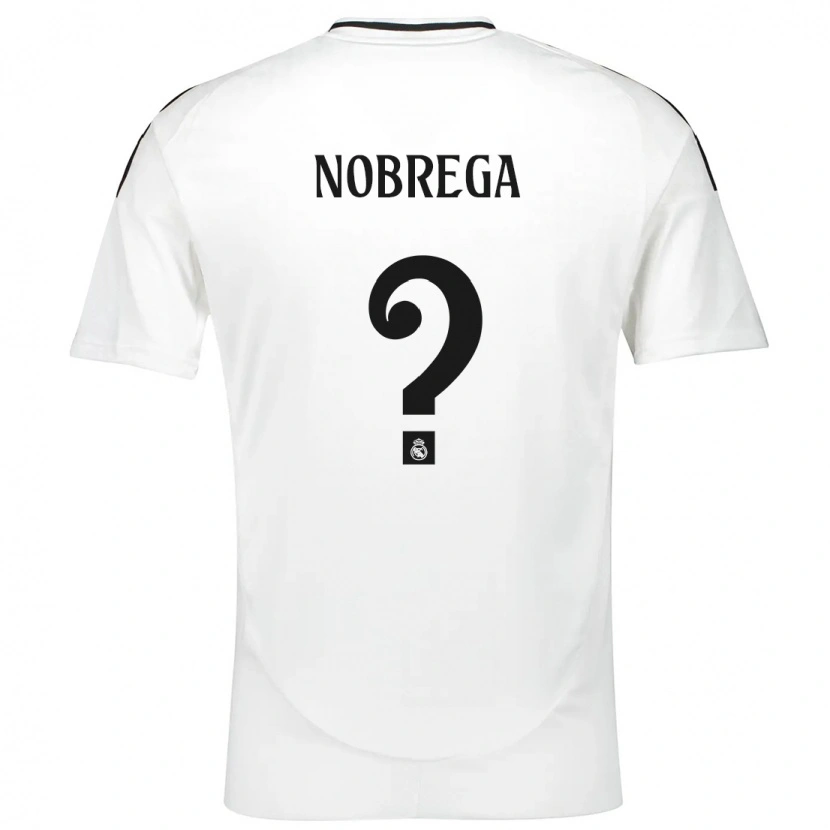 Danxen Hombre Camiseta Abraham Nobrega #0 Blanco 1ª Equipación 2024/25 La Camisa