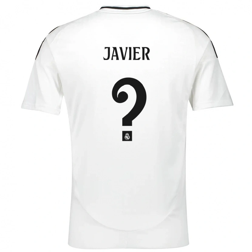 Danxen Hombre Camiseta Javier Navarro #0 Blanco 1ª Equipación 2024/25 La Camisa