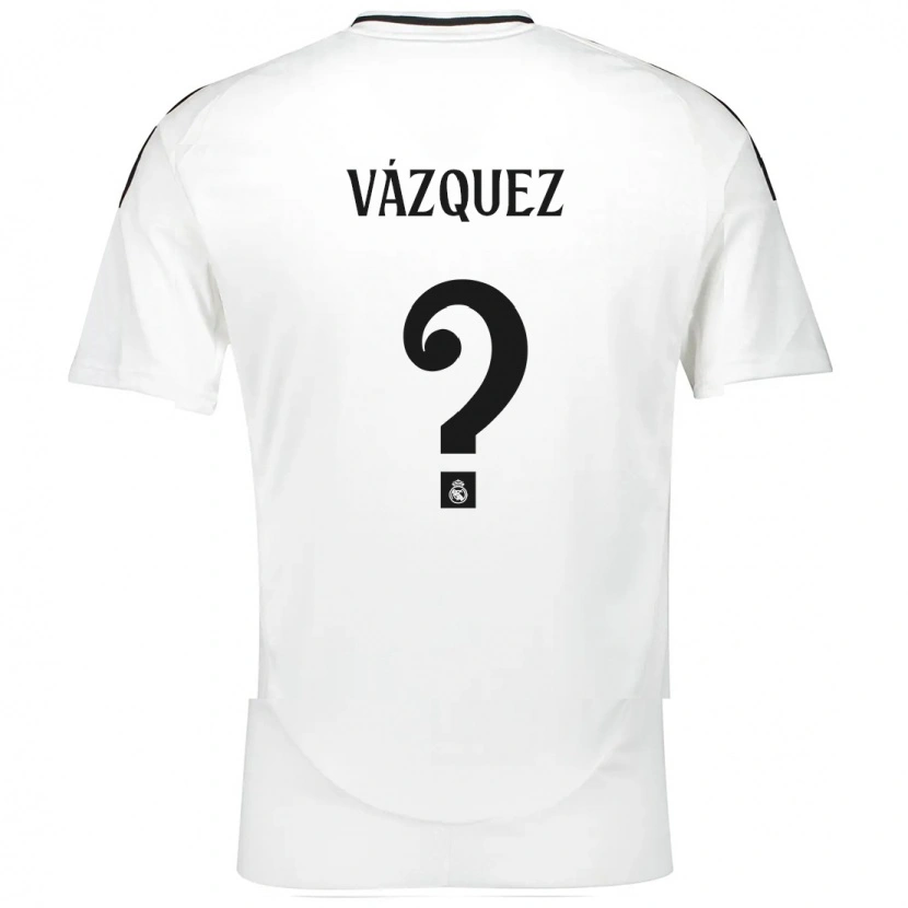 Danxen Hombre Camiseta Erik Vázquez #0 Blanco 1ª Equipación 2024/25 La Camisa