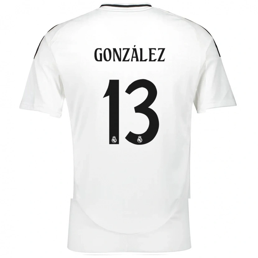 Danxen Hombre Camiseta Fran González #13 Blanco 1ª Equipación 2024/25 La Camisa