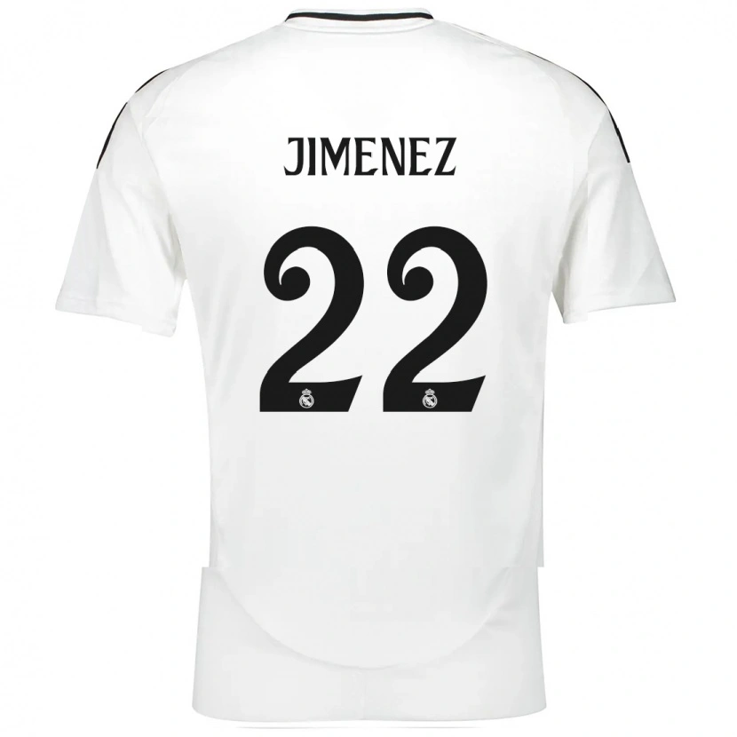 Danxen Hombre Camiseta David Jiménez #22 Blanco 1ª Equipación 2024/25 La Camisa