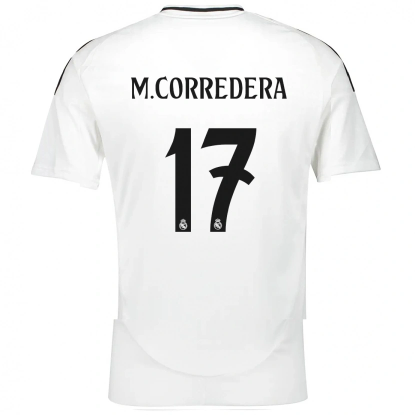 Danxen Hombre Camiseta Marta Corredera #17 Blanco 1ª Equipación 2024/25 La Camisa