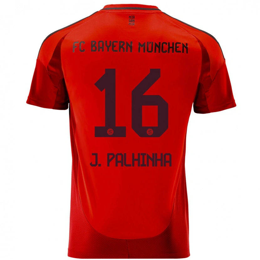 Danxen Hombre Camiseta João Palhinha #16 Rojo 1ª Equipación 2024/25 La Camisa