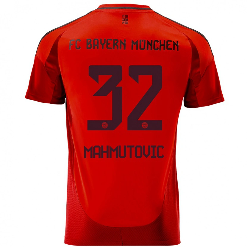 Danxen Hombre Camiseta Ena Mahmutovic #32 Rojo 1ª Equipación 2024/25 La Camisa
