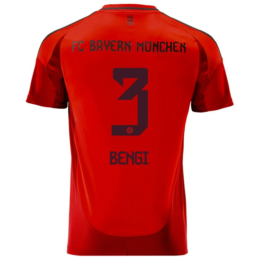 Danxen Hombre Camiseta Kaan Bengi #3 Rojo 1ª Equipación 2024/25 La Camisa