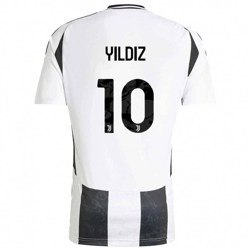 Danxen Hombre Camiseta Kenan Yıldız #10 Blanco Negro 1ª Equipación 2024/25 La Camisa