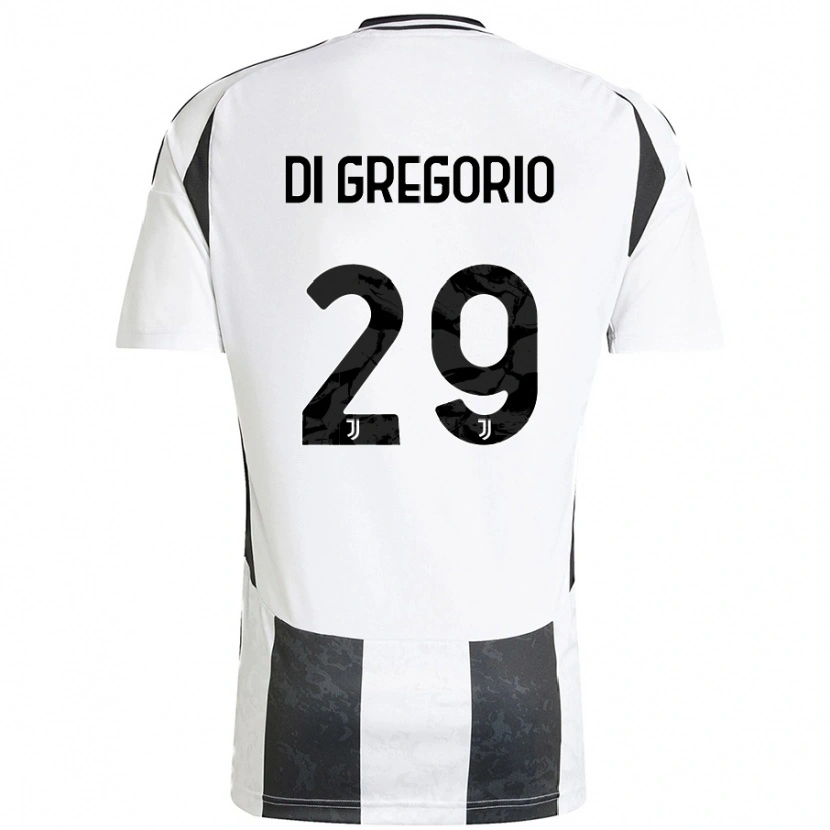 Danxen Hombre Camiseta Michele Di Gregorio #29 Blanco Negro 1ª Equipación 2024/25 La Camisa