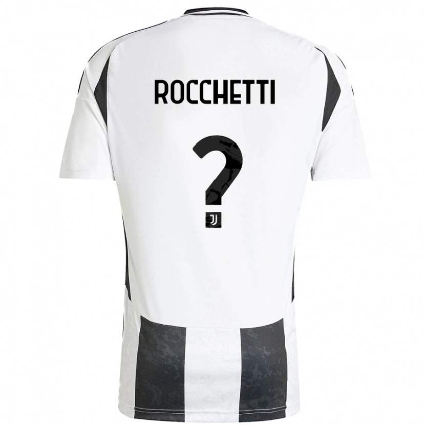Danxen Hombre Camiseta Edoardo Rocchetti #0 Blanco Negro 1ª Equipación 2024/25 La Camisa