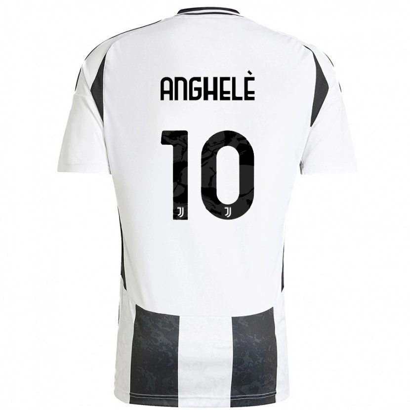 Danxen Hombre Camiseta Lorenzo Anghelè #10 Blanco Negro 1ª Equipación 2024/25 La Camisa