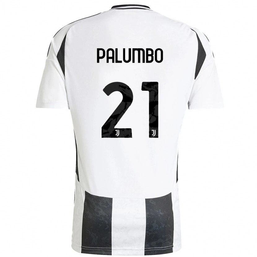 Danxen Hombre Camiseta Martin Palumbo #21 Blanco Negro 1ª Equipación 2024/25 La Camisa