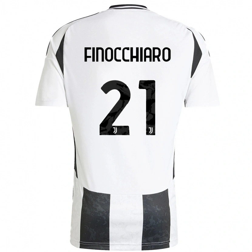 Danxen Hombre Camiseta Gabriele Finocchiaro #21 Blanco Negro 1ª Equipación 2024/25 La Camisa