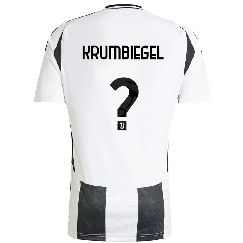 Danxen Hombre Camiseta Paulina Krumbiegel #0 Blanco Negro 1ª Equipación 2024/25 La Camisa