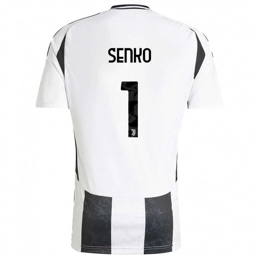 Danxen Hombre Camiseta Zsombor Senko #1 Blanco Negro 1ª Equipación 2024/25 La Camisa