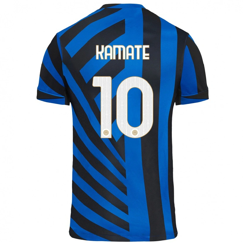 Danxen Hombre Camiseta Issiaka Kamate #10 Azul Negro 1ª Equipación 2024/25 La Camisa