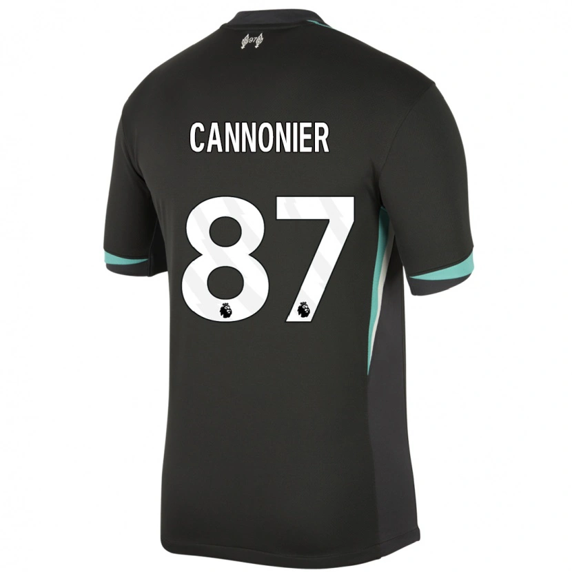 Danxen Hombre Camiseta Oakley Cannonier #87 Negro Antracita Blanco 2ª Equipación 2024/25 La Camisa