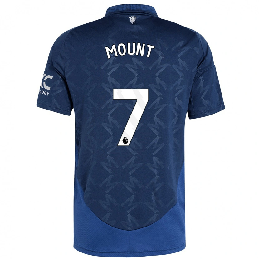 Danxen Hombre Camiseta Mason Mount #7 Índigo 2ª Equipación 2024/25 La Camisa