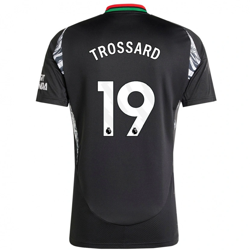 Danxen Hombre Camiseta Leandro Trossard #19 Negro 2ª Equipación 2024/25 La Camisa