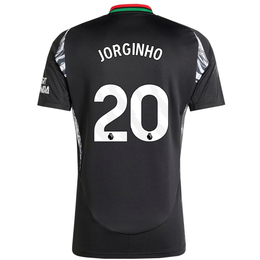 Danxen Hombre Camiseta Jorginho #20 Negro 2ª Equipación 2024/25 La Camisa