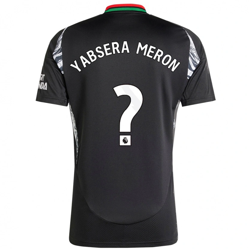 Danxen Hombre Camiseta Yabsera Meron #0 Negro 2ª Equipación 2024/25 La Camisa