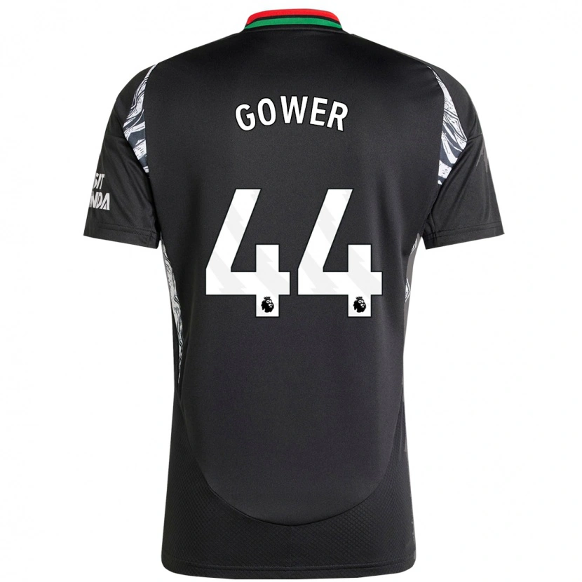 Danxen Hombre Camiseta Jimi Gower #44 Negro 2ª Equipación 2024/25 La Camisa