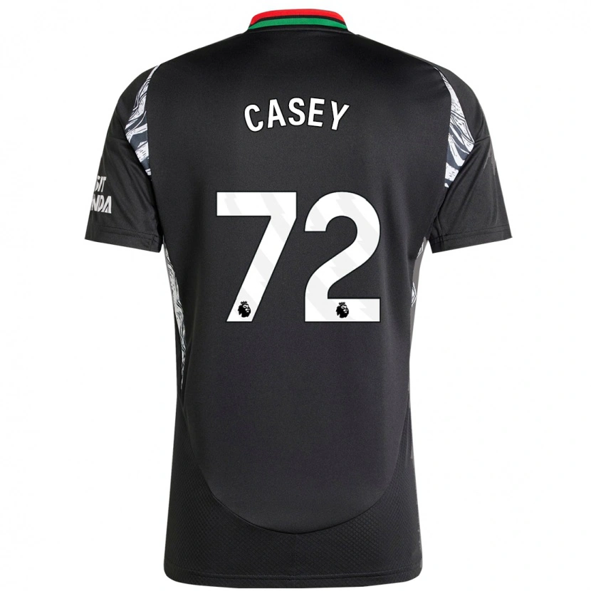 Danxen Hombre Camiseta Dan Casey #72 Negro 2ª Equipación 2024/25 La Camisa