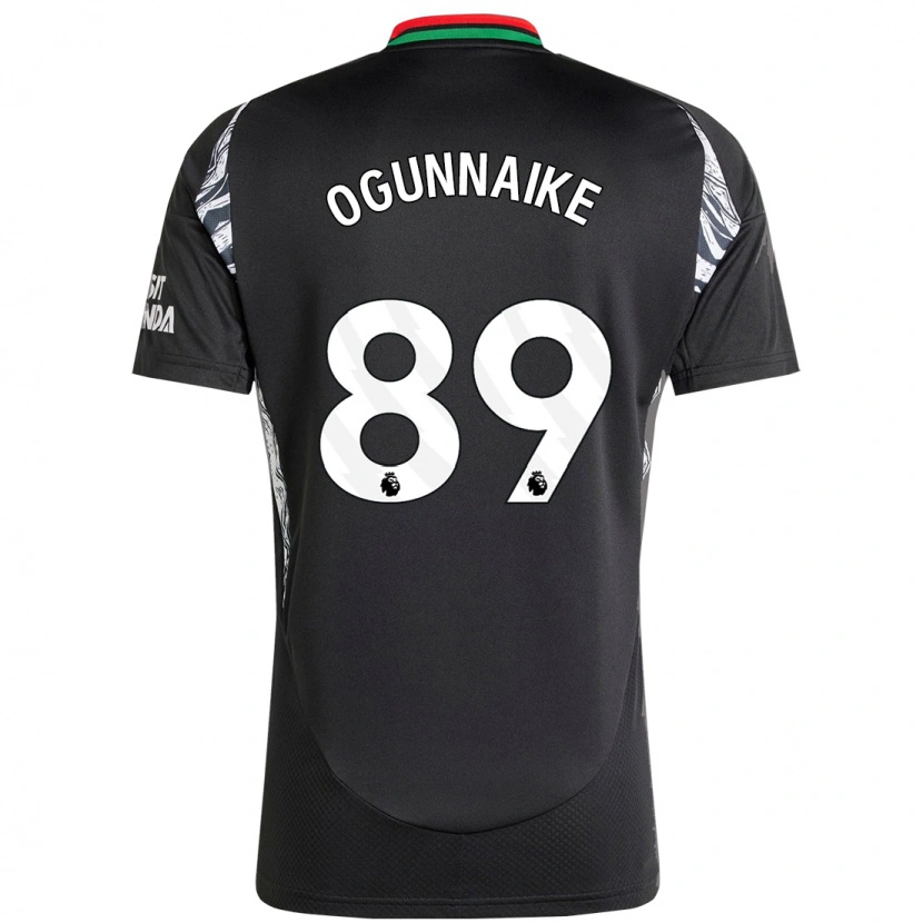Danxen Hombre Camiseta Josh Ogunnaike #89 Negro 2ª Equipación 2024/25 La Camisa