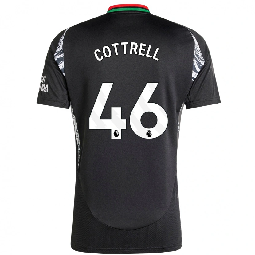 Danxen Hombre Camiseta Ben Cottrell #46 Negro 2ª Equipación 2024/25 La Camisa