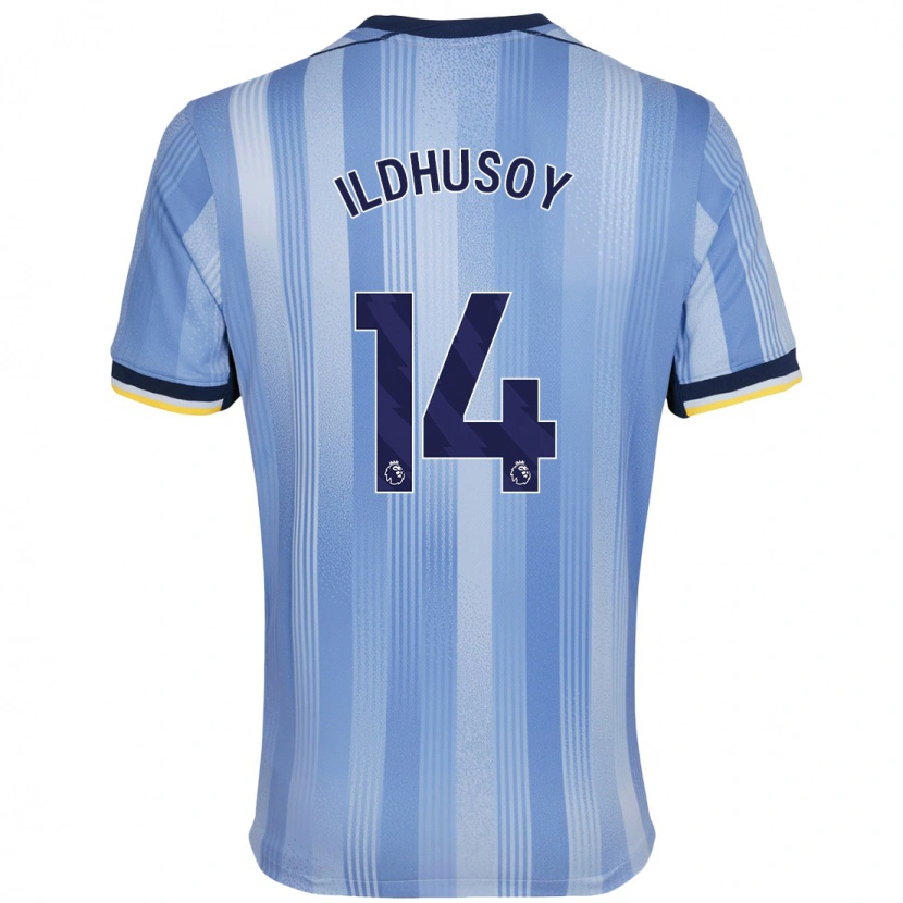 Danxen Hombre Camiseta Celin Bizet Ildhusøy #14 Azul Claro 2ª Equipación 2024/25 La Camisa