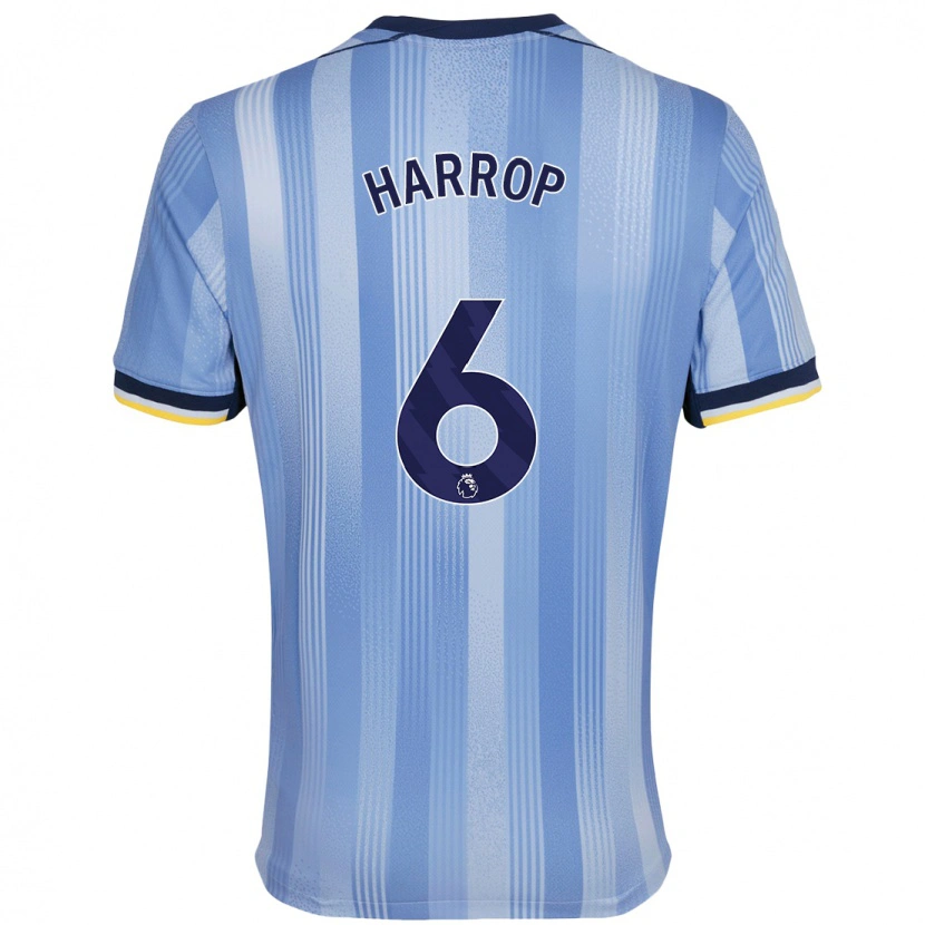 Danxen Hombre Camiseta Kerys Harrop #6 Azul Claro 2ª Equipación 2024/25 La Camisa