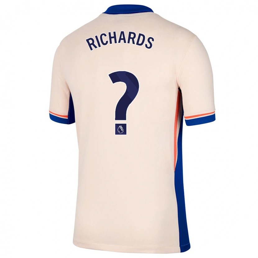 Danxen Hombre Camiseta Dujuan Richards #0 Beige Claro 2ª Equipación 2024/25 La Camisa