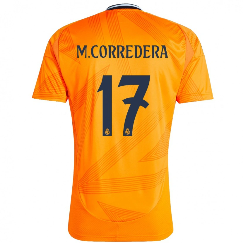 Danxen Hombre Camiseta Marta Corredera #17 Naranja 2ª Equipación 2024/25 La Camisa