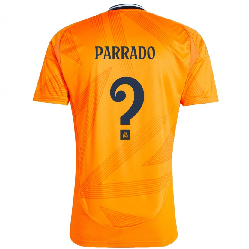 Danxen Hombre Camiseta Diego Parrado #0 Naranja 2ª Equipación 2024/25 La Camisa