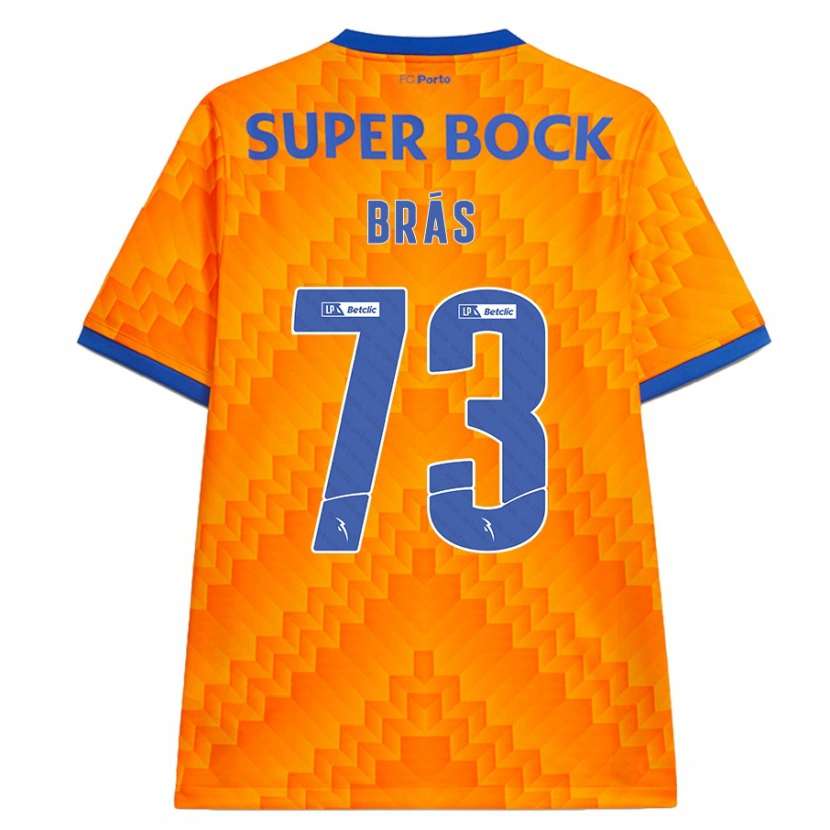 Danxen Hombre Camiseta Gabi Brás #73 Naranja 2ª Equipación 2024/25 La Camisa