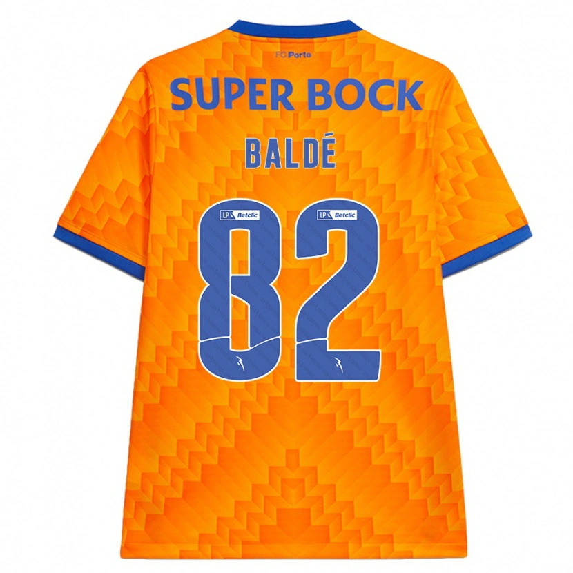 Danxen Hombre Camiseta Alfa Baldé #82 Naranja 2ª Equipación 2024/25 La Camisa
