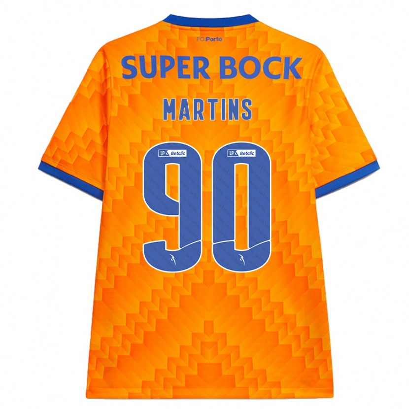 Danxen Hombre Camiseta Gil Martins #90 Naranja 2ª Equipación 2024/25 La Camisa