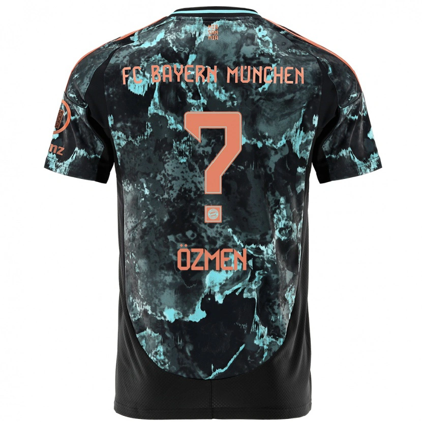 Danxen Hombre Camiseta Baran Özmen #0 Negro 2ª Equipación 2024/25 La Camisa