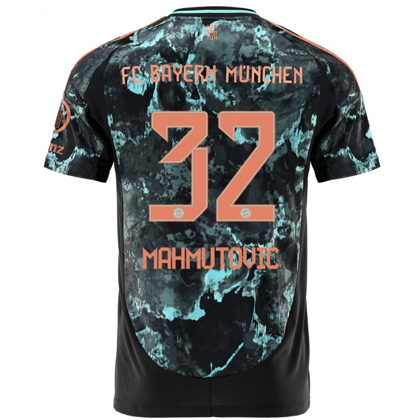 Danxen Hombre Camiseta Ena Mahmutovic #32 Negro 2ª Equipación 2024/25 La Camisa