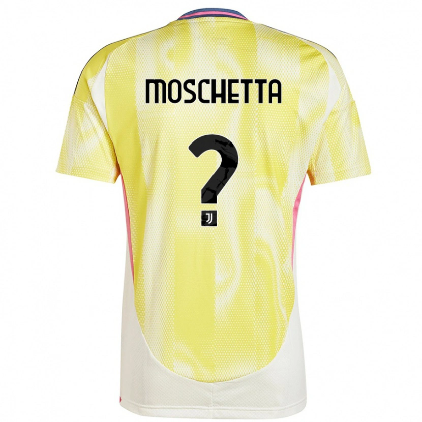 Danxen Hombre Camiseta Lorenzo Moschetta #0 Amarillo Solar 2ª Equipación 2024/25 La Camisa