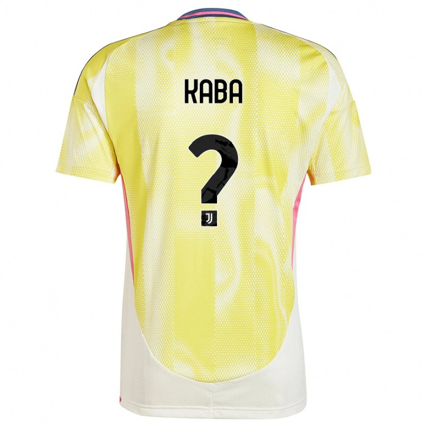 Danxen Hombre Camiseta Karamoko Kaba #0 Amarillo Solar 2ª Equipación 2024/25 La Camisa