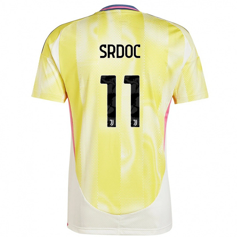 Danxen Hombre Camiseta Ivano Srdoc #11 Amarillo Solar 2ª Equipación 2024/25 La Camisa