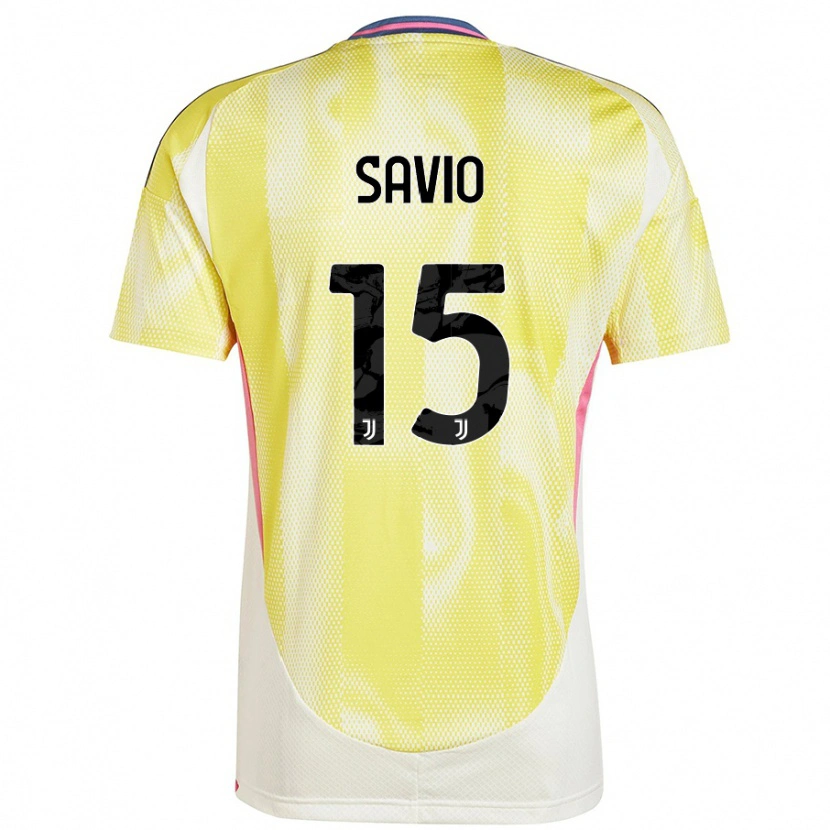 Danxen Hombre Camiseta Federico Savio #15 Amarillo Solar 2ª Equipación 2024/25 La Camisa