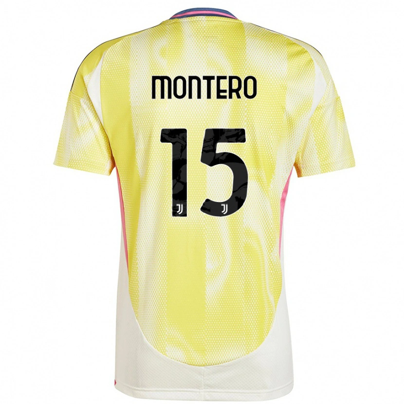 Danxen Hombre Camiseta Alfonso Montero #15 Amarillo Solar 2ª Equipación 2024/25 La Camisa