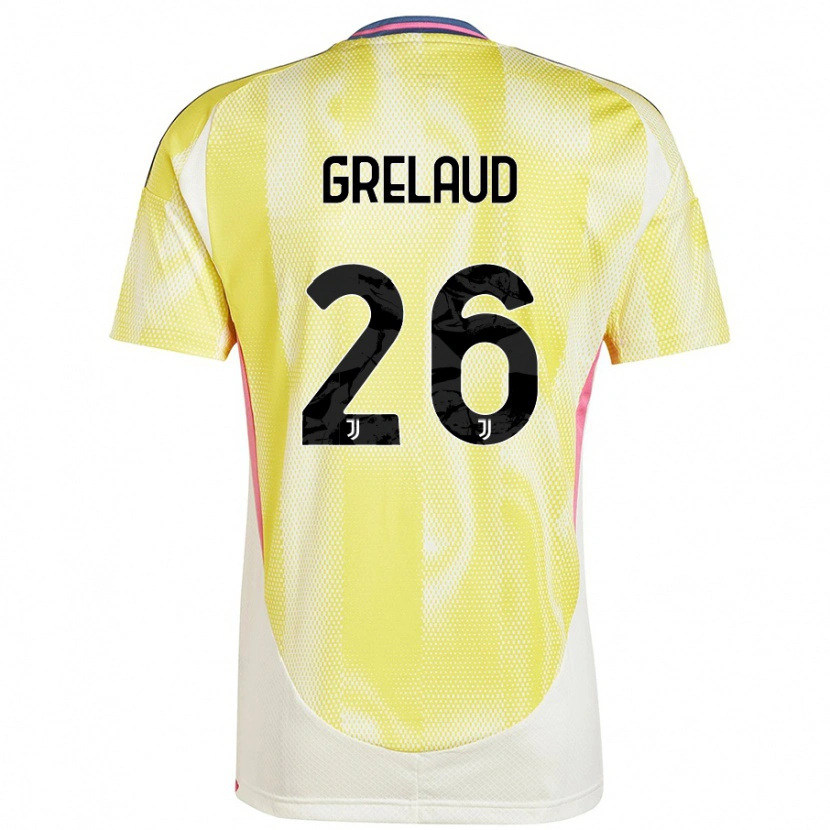 Danxen Hombre Camiseta Josue Grelaud #26 Amarillo Solar 2ª Equipación 2024/25 La Camisa