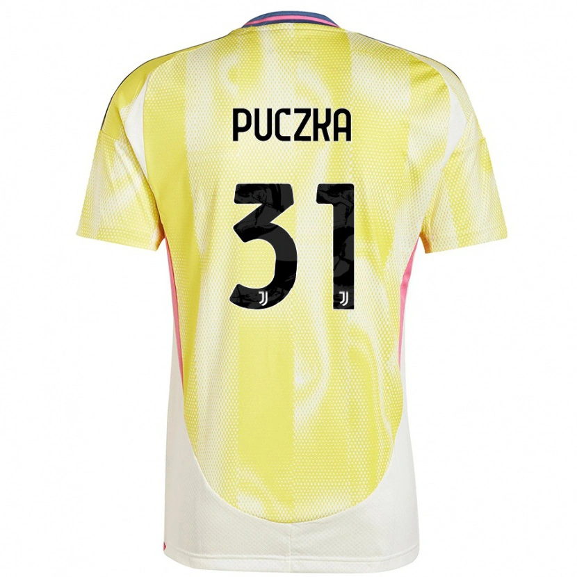 Danxen Hombre Camiseta David Puczka #31 Amarillo Solar 2ª Equipación 2024/25 La Camisa