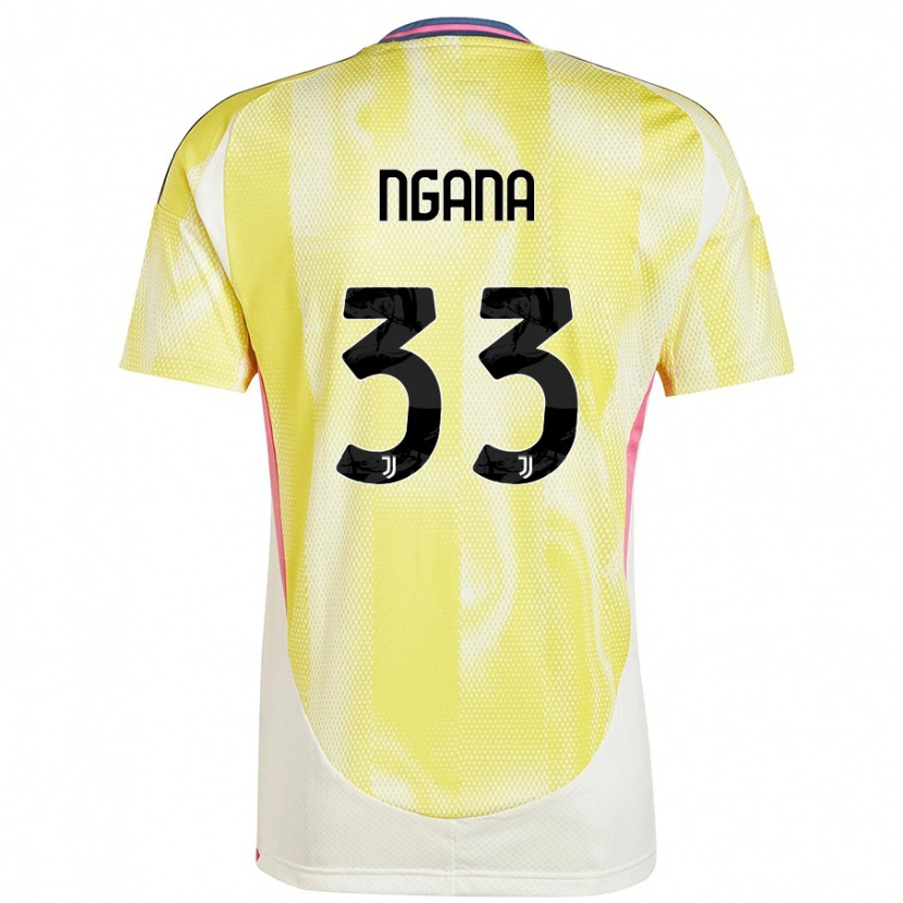 Danxen Hombre Camiseta Valdes Ngana #33 Amarillo Solar 2ª Equipación 2024/25 La Camisa