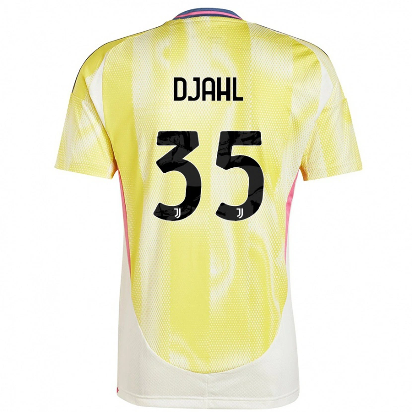 Danxen Hombre Camiseta Rayan Djahl #35 Amarillo Solar 2ª Equipación 2024/25 La Camisa