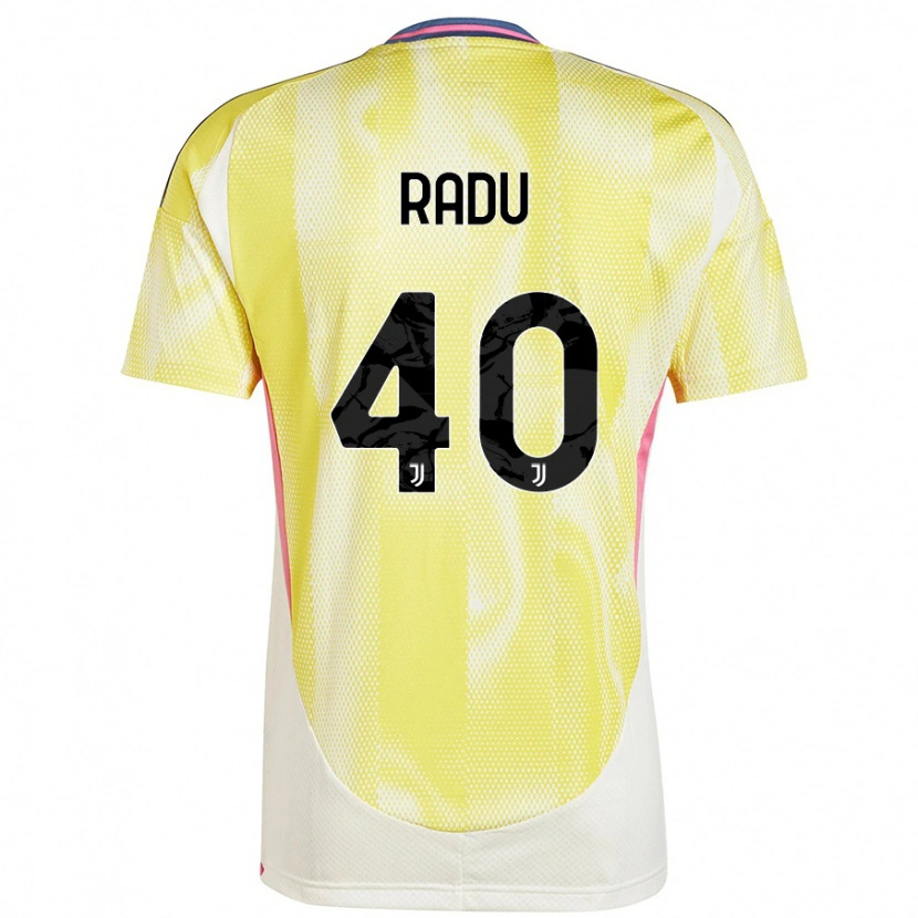Danxen Hombre Camiseta Riccardo Radu #40 Amarillo Solar 2ª Equipación 2024/25 La Camisa