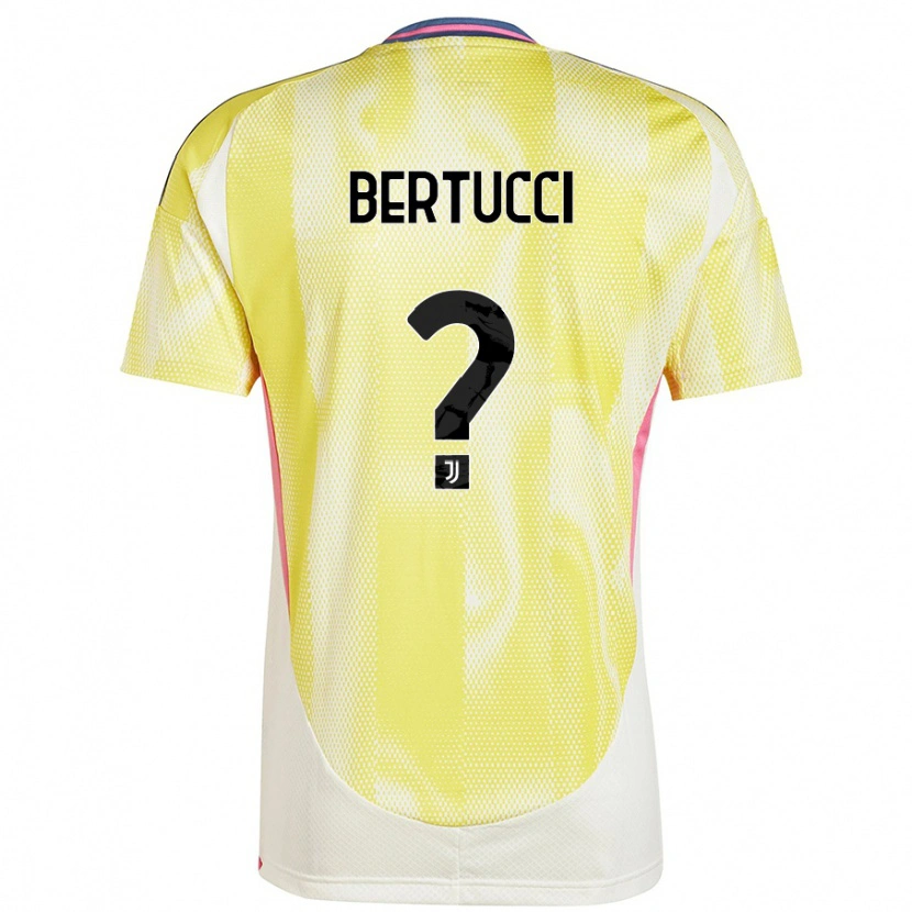 Danxen Hombre Camiseta Sofia Bertucci #0 Amarillo Solar 2ª Equipación 2024/25 La Camisa