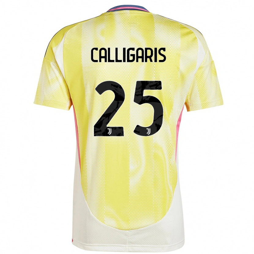 Danxen Hombre Camiseta Viola Calligaris #25 Amarillo Solar 2ª Equipación 2024/25 La Camisa