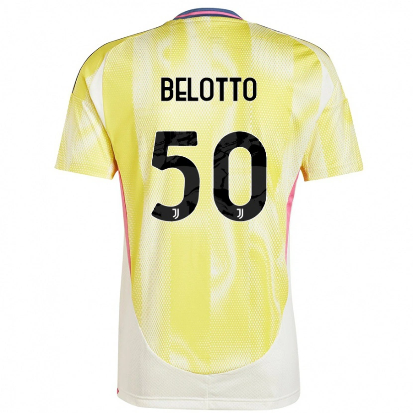Danxen Hombre Camiseta Soledad Belotto #50 Amarillo Solar 2ª Equipación 2024/25 La Camisa